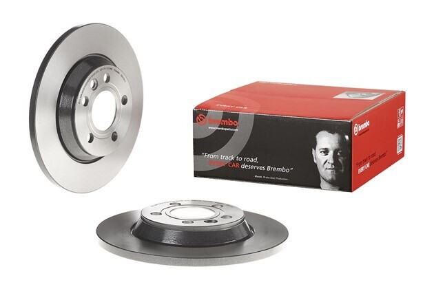 BREMBO จานเบรกหลัง  สำหรับ VW Caravelle T4 V6 ปี00 [2ชิ้น ซ้าย-ขวา]