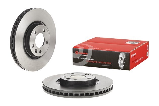 BREMBO จานเบรกหน้า  สำหรับ VW Caravelle T5 V6 17นิ้ว [2ชิ้น ซ้าย-ขวา]