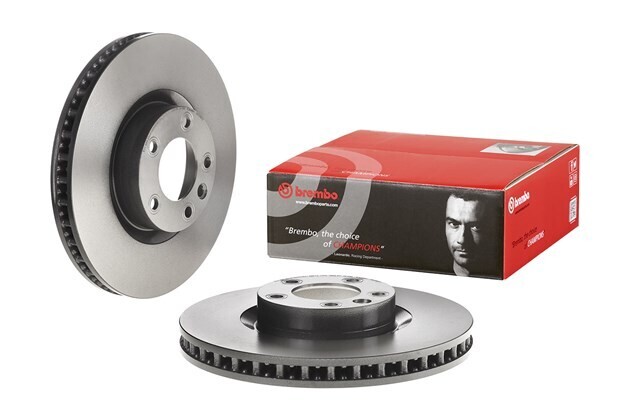 BREMBO จานเบรกหน้า  สำหรับ PORSCHE Cayenne 958 3.0D/S/E Hybrid ปี10 [2ชิ้น ซ้าย-ขวา]