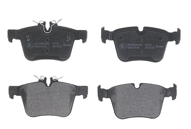 BREMBO ผ้าเบรกหลังMERCEDES BENZ  C(W205), เลือกรุ่นผ้าเบรก: BLACK SHIM PADS ( Low Metallic ) ผ้าเบรก โลว์เมทัลลิก