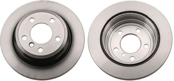 TRW จานเบรกหลัง สำหรับ BMW 3 (F30,F31, F34, F80) 320i, 320d, 4 (F32,F82, F36) &#39;11-3 (F30,F31,F34,F80), 4 (F33,F83) ปี 11 [2ชิ้น ซ้าย-ขวา]