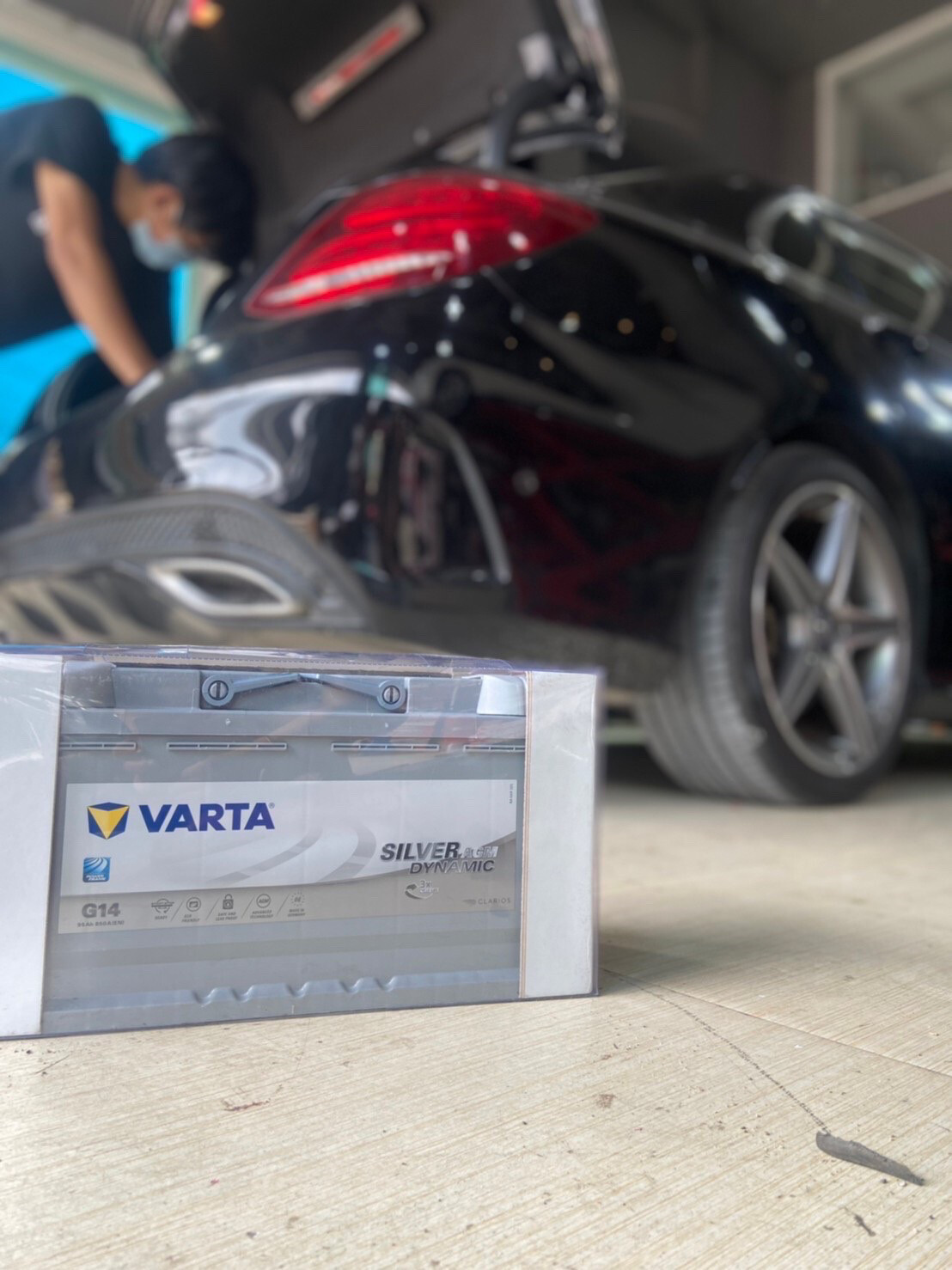 VARTA แบตเตอรี่ แท้ ตรงรุ่นเบนส์ C300