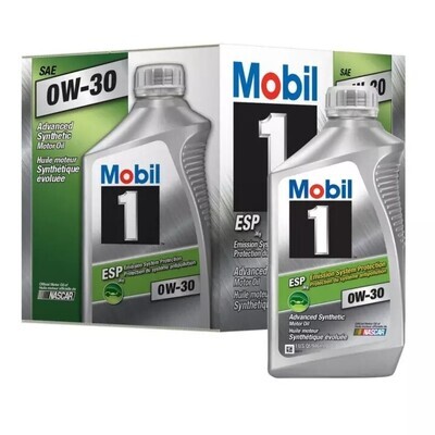 Mobil 1 USAน้ำมันเครื่อง ,Nascar 0W-30 ESP ดีเซล/เบนซิน