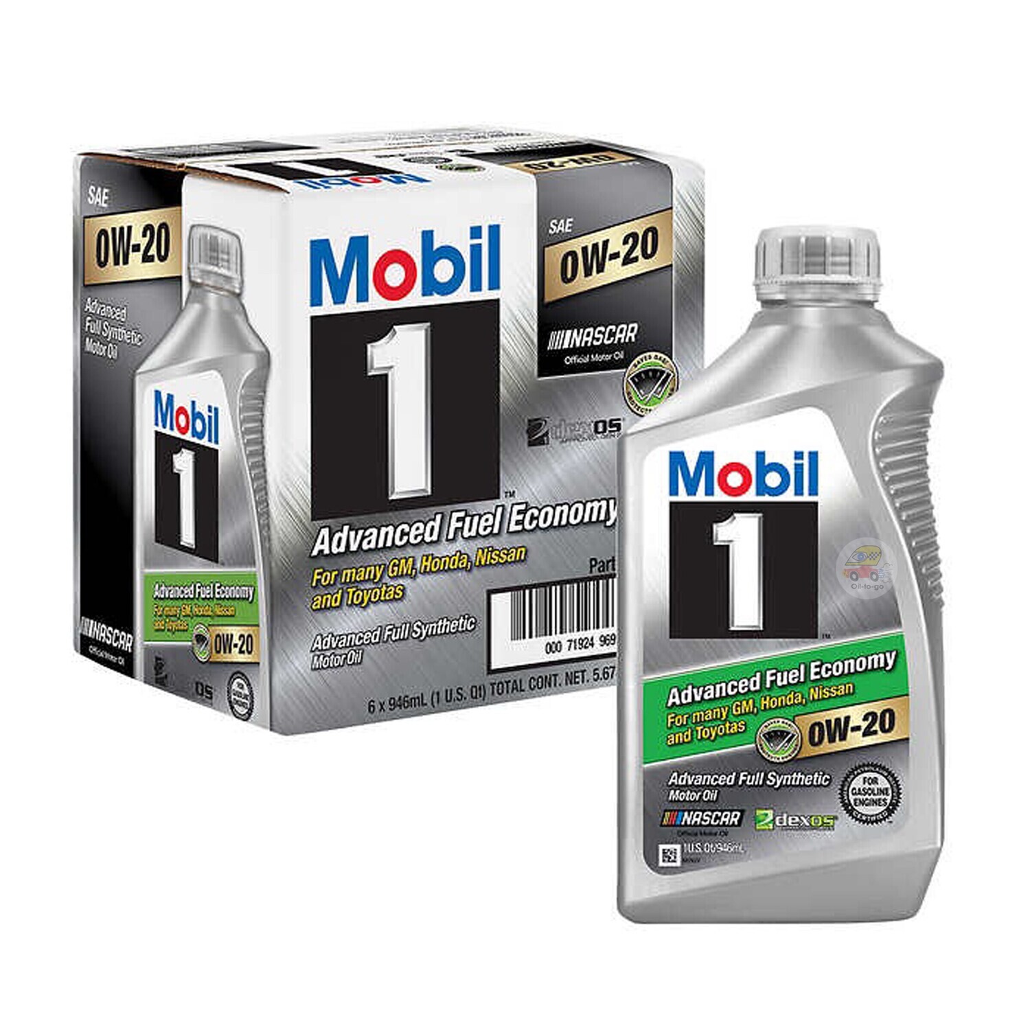 Mobil 1 USA น้ำมันเครื่อง 0W-20 Advanced Fuel Economy (1 quart)
