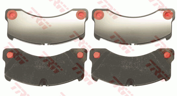 TRW COTEC ผ้าเบรกหน้า สำหรับ PORSCHE CAYENNE 955 S, S-Hybrid, Tdi, S-Diesel, GTS, S, Turbo, TurboS / 3.2L, 3.6L, 4.5L, 4.8L