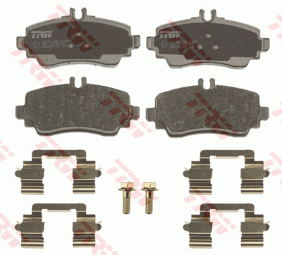 TRW COTEC ผ้าเบรกหน้า สำหรับ  MERCEDES-ฺฺBENZ A-CLASS W168 A170 CDL/1.7D  ปี 1998-2001 (1 กล่องสำหรับ 2 ล้อหน้า )