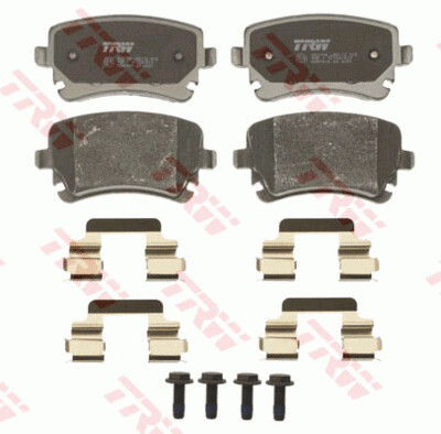TRW COTEC ผ้าเบรกหลัง สำหรับ AUDI A6 3.0L TDI/4WD ปี 2008 (1กล่องสำหรับ2ล้อหลัง)