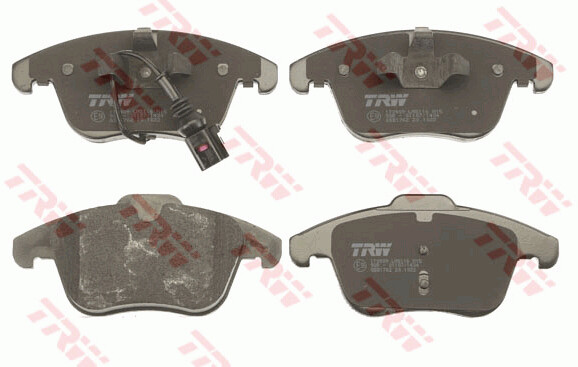 TRW COTEC ผ้าเบรกหน้า สำหรับ AUDI Q3 2.0L TDI ปี 2011 (1กล่องสำหรับ2ล้อหน้า)