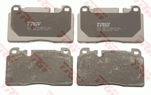 TRW COTEC ผ้าเบรกหน้า สำหรับ AUDI Q5 3.0L TDI ปี2013 (1กล่องสำหรับ2ล้อหน้า)