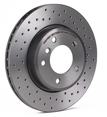 จานเบรคหน้า BREMBO XTRA สำหรับ Range Rover Evoque อีโวค 11-&gt; / Volvo S60 II. S80 II. V70 III . XC70 II 08-&gt; [2ชิ้น ซ้าย-ขวา]