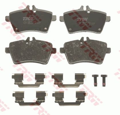 ผ้าเบรคหน้า TRW COTEC สำหรับ  MERCEDES-BENZ A-CLASS A160CDI, A170, A180CDI, A200, A200CDI (W169) 1.7L, 2.0L, 2.0D 2WD [04-12] / B-CLASS W245