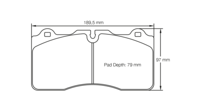 PAGID ผ้าเบรคหน้าNISSAN GTR R35 CarbonCeramicBrake