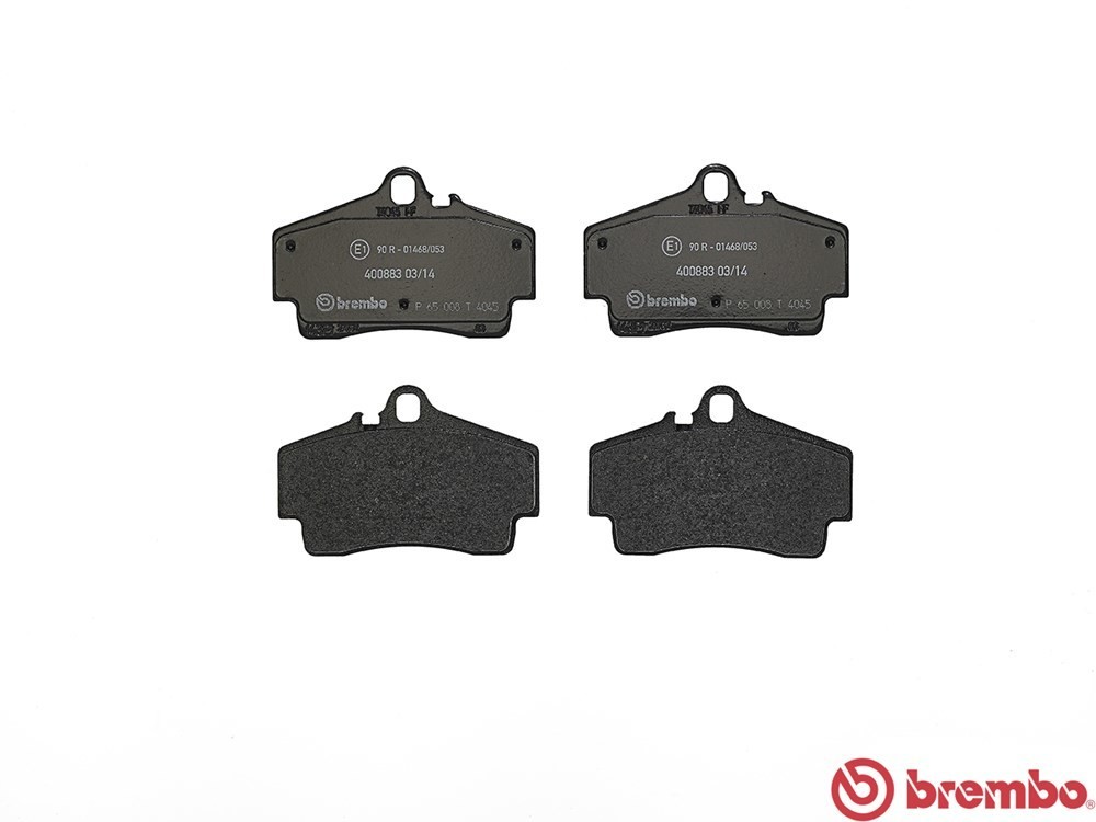 ผ้าเบรกหลังBREMBO สำหรับPORSCHE BOXSTER 986 987,Cayman 1996, เลือกรุ่นผ้าเบรก: BLACK SHIM PADS ( Low Metallic )