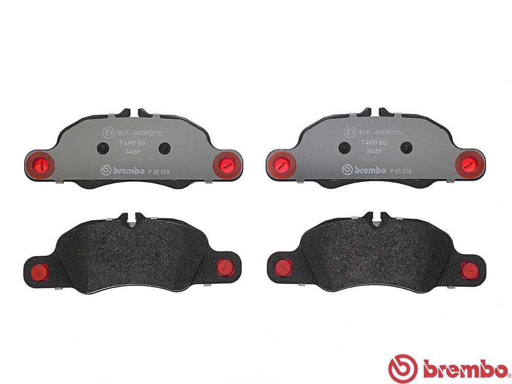 ผ้าเบรกหน้าBREMBO สำหรับ PORSCHE BOXSTER 718 [982] 2.0Turbo 2016+, เลือกรุ่นผ้าเบรก: BLACK SHIM PADS ( Low Metallic )