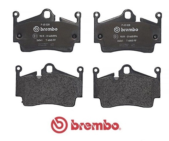 จานเบรกหน้าBREMBO สำหรับ PORSCHE   911 Boxster Cayman / Left (996/997/986/987), เลือกรุ่นผ้าเบรก: BLACK SHIM PADS ( Low Metallic )