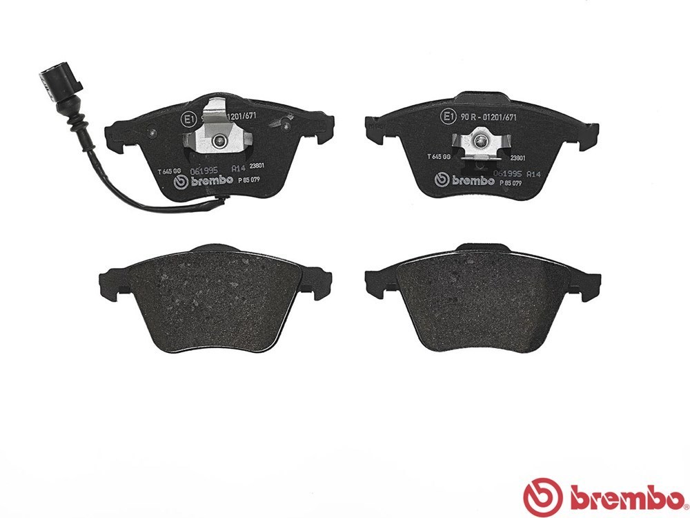 ผ้าเบรกหน้าBREMBO สำหรับ VW   Caravelle T4 VR6 V6, เลือกรุ่นผ้าเบรก: BLACK SHIM PADS ( Low Metallic ) ผ้าเบรก โลว์เมทัลลิก