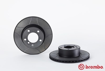 จานเบรคหน้า BREMBO MAX สำหรับ BMW Series 5 E39 520i 525i 95-03[2ชิ้น ซ้าย-ขวา]