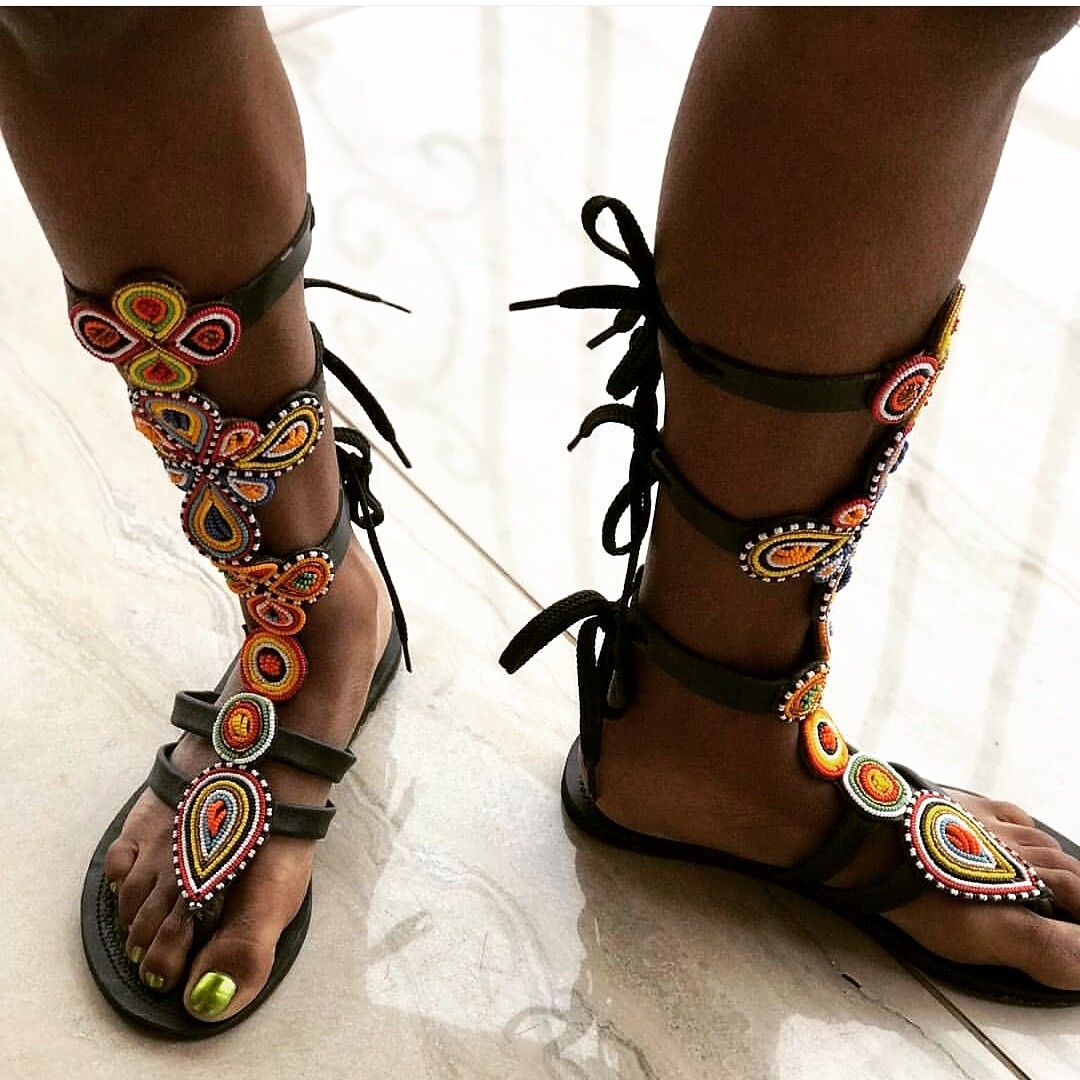 Beaded Sandals