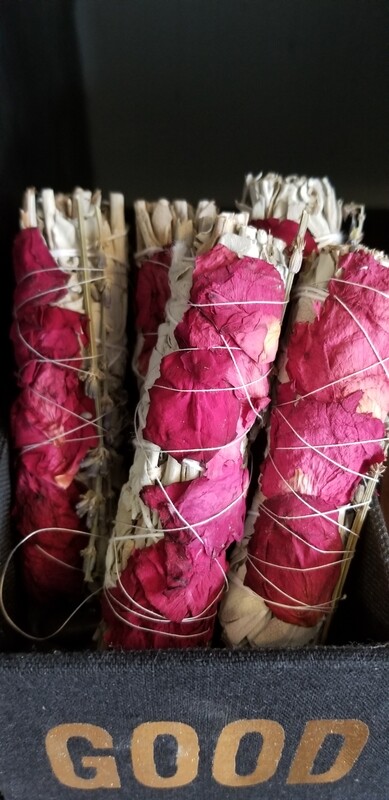 White Sage w/Rose and Lavender