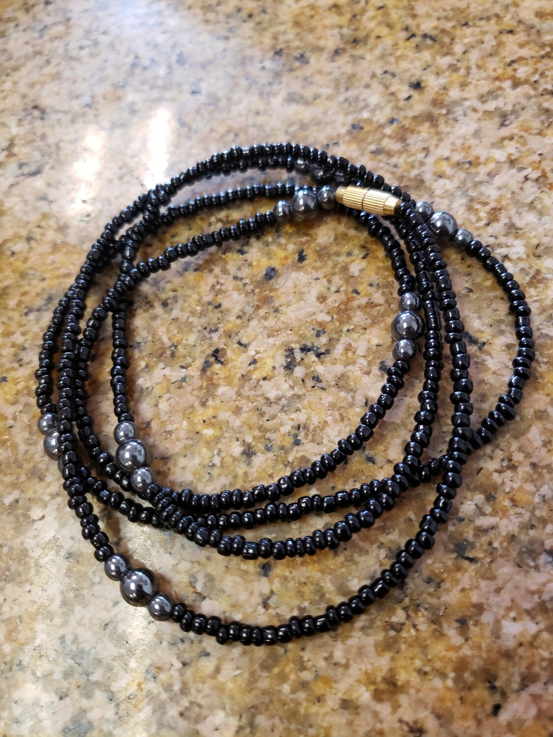 Hematite Pop  (clasp)