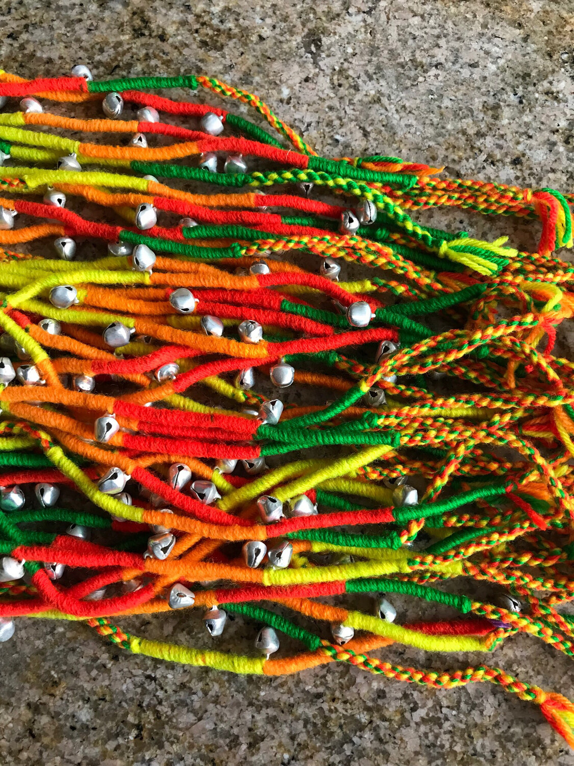 ANKLET: Orange Fiber Bells