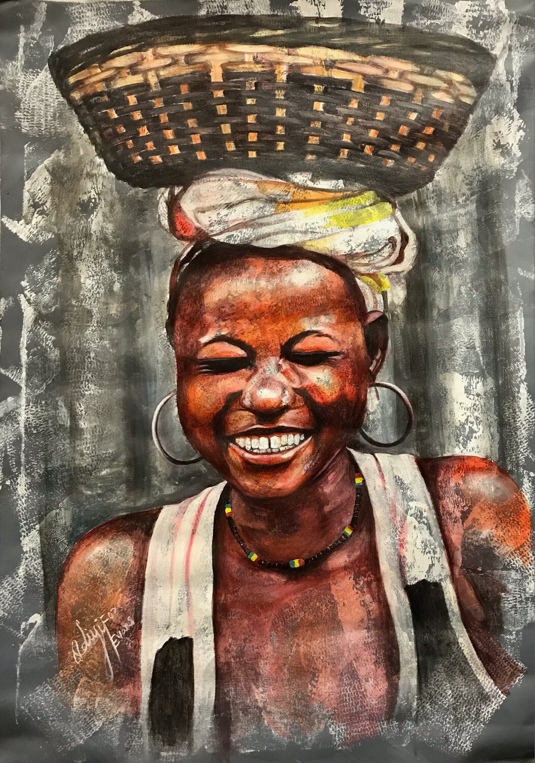 Be Happy Painting By Evan 