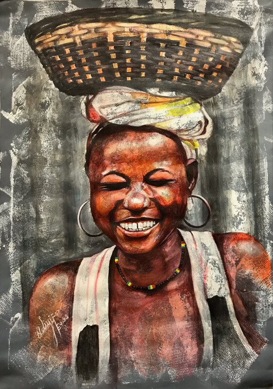Be Happy Painting By Evan 