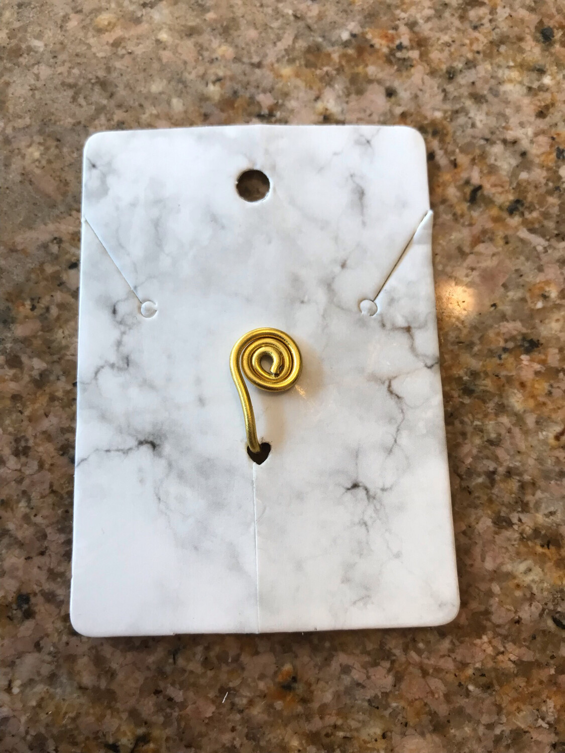 Gold Spiral Nose Cuff
