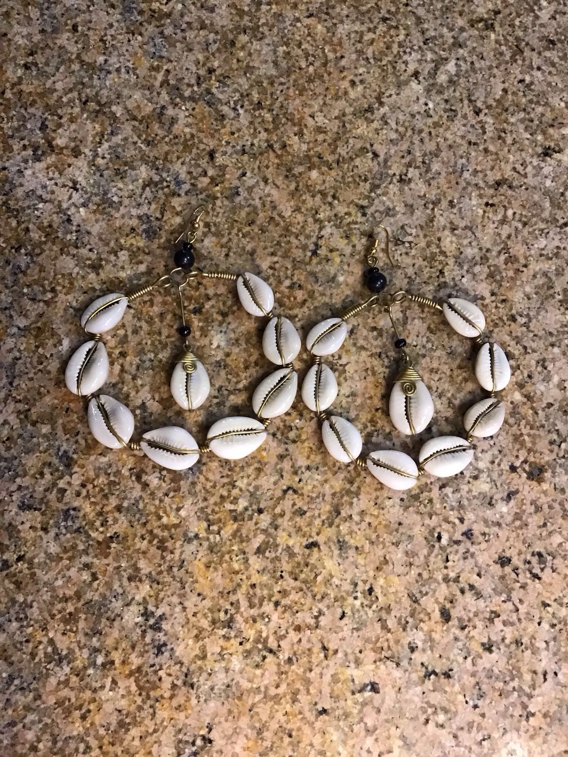 Amla Cowrie Earrings
