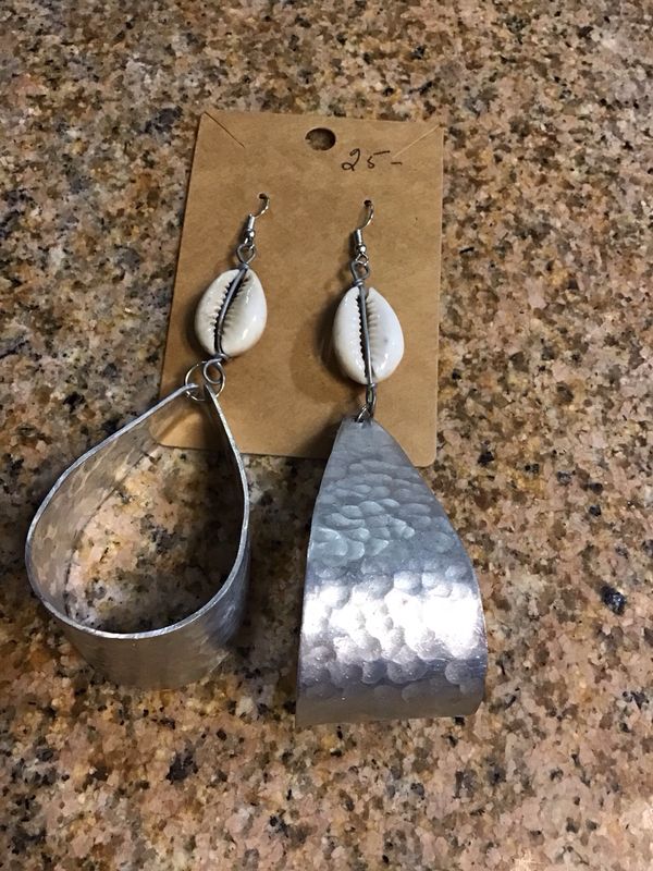 Neema Cowrie Earrings