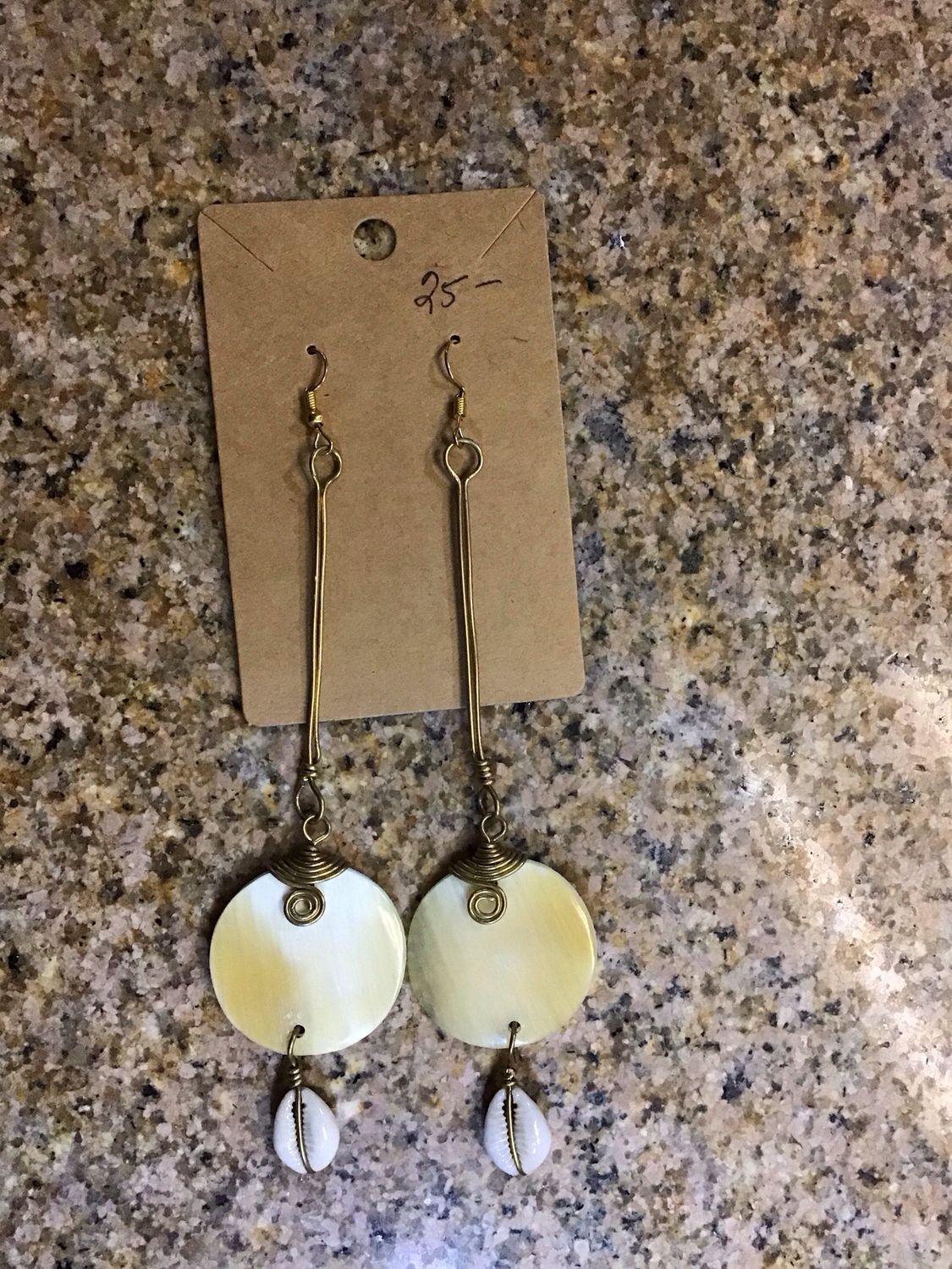 Demi Cowrie Earrings