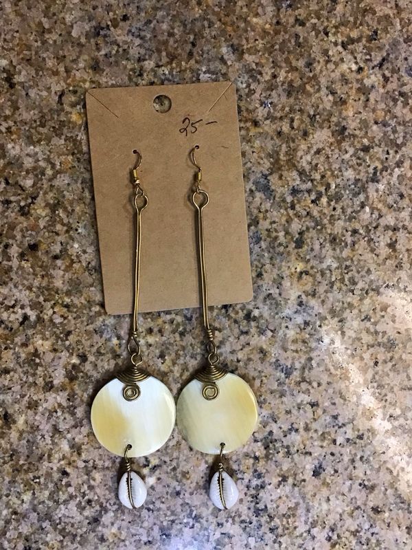 Demi Cowrie Earrings