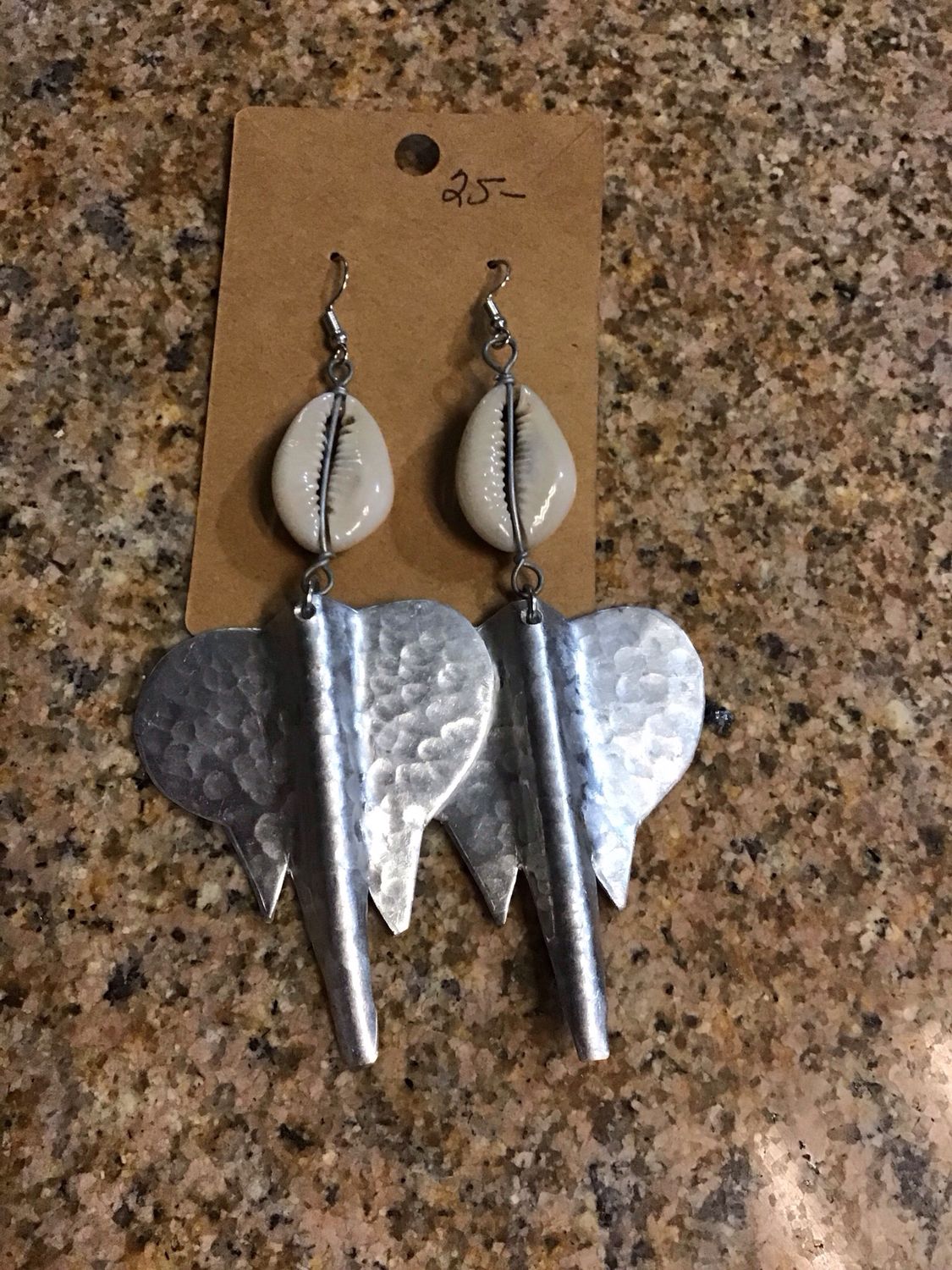 Elephant Cowrie Earrings