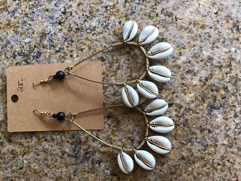 Sheila Cowrie Earrings