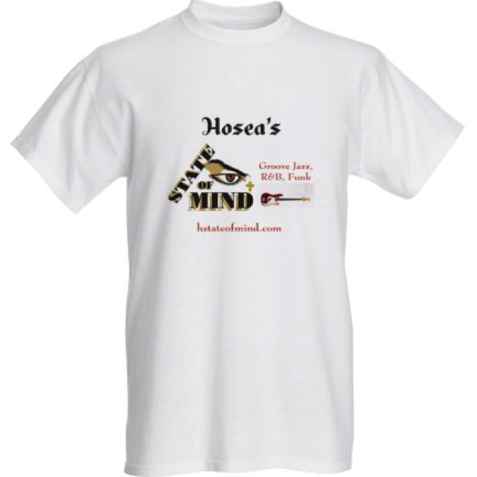 T-Shirt with Hosea&#39;s State of Mind logo
