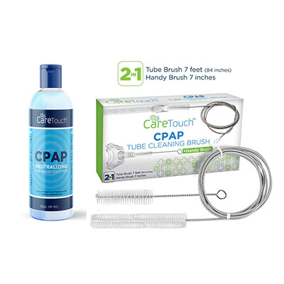 CareTouch CPAP PreWash and CPAP Cleaning Brushes