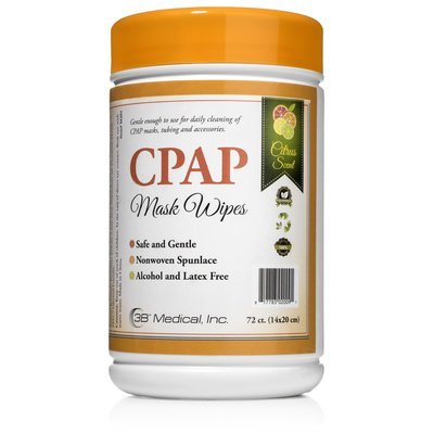 3B Medical Aloe CPAP Mask Wipes 72 ct