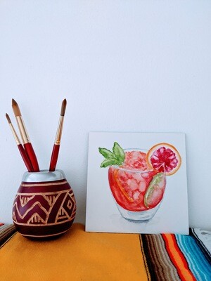 Watercolor Cocktail