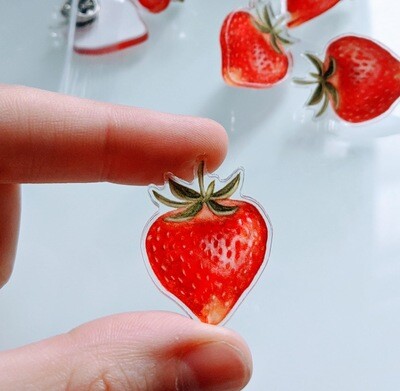 Strawberry Acrylic Pin
