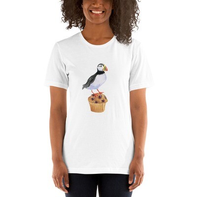 Puffin on a Muffin Short-Sleeve Unisex T-Shirt