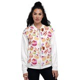 Unisex Bomber Jacket - Sweet Pastry Dreams