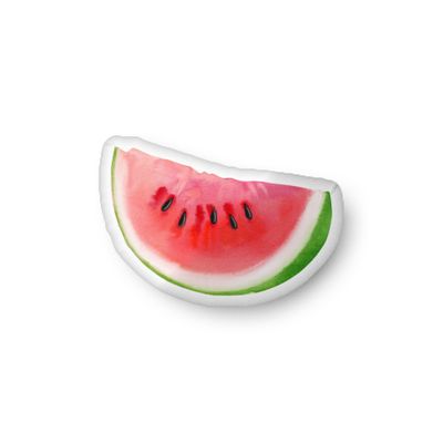 Watercolor Watermelon-shaped pillow