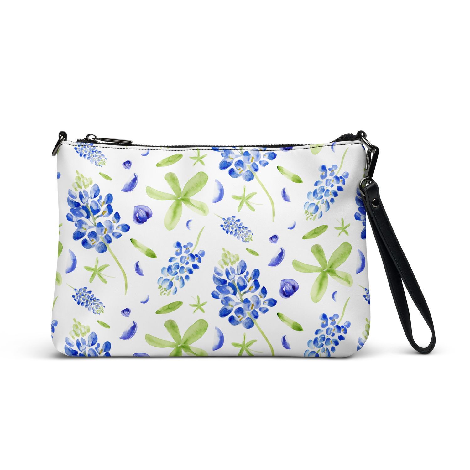 Watercolor Bluebonnets - Crossbody bag