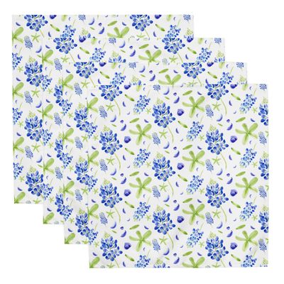 Watercolor Bluebonnet - Cloth napkin set