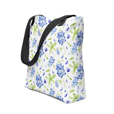 Watercolor Bluebonnet - Tote bag