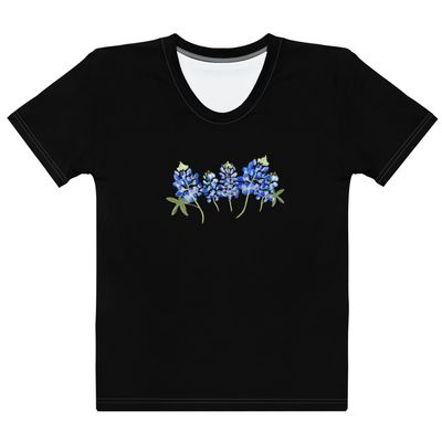 Keep Going - Watercolor Bluebonnets - Women's T-shirt