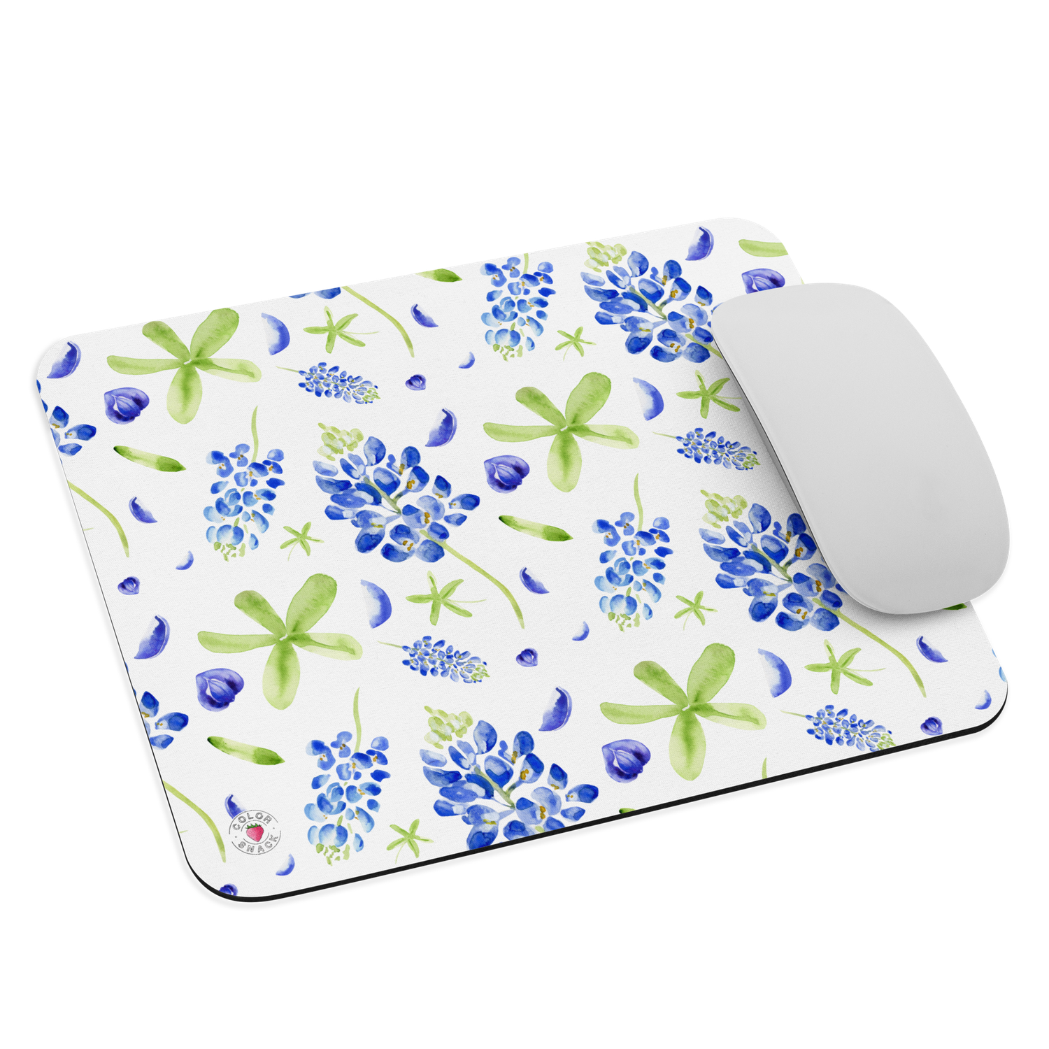 Watercolor Bluebonnet - Mouse pad