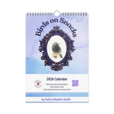 Birds on Snacks - Wall calendar (2026)