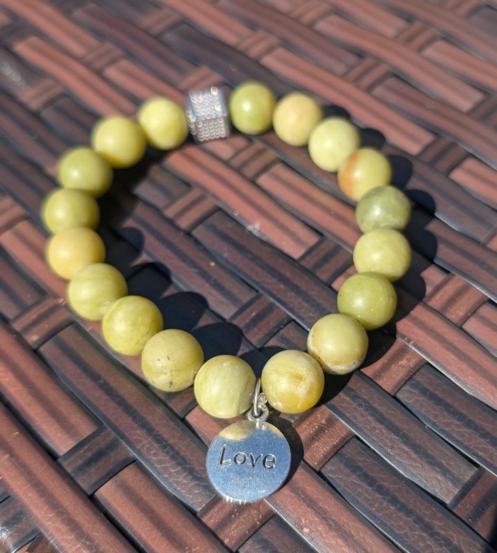 Jade Bracelet with charm