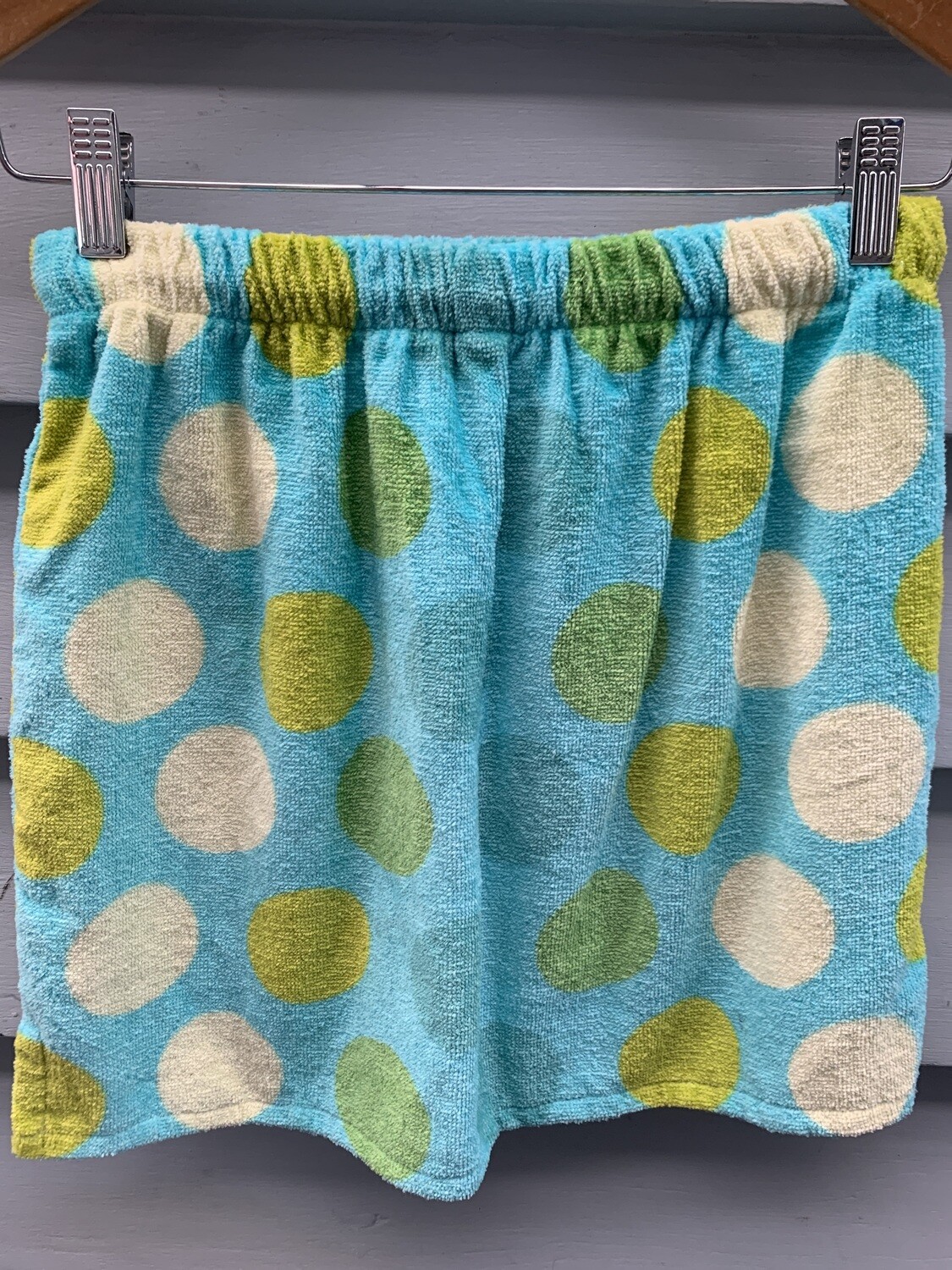 Blue Green Dotty Skirt LS